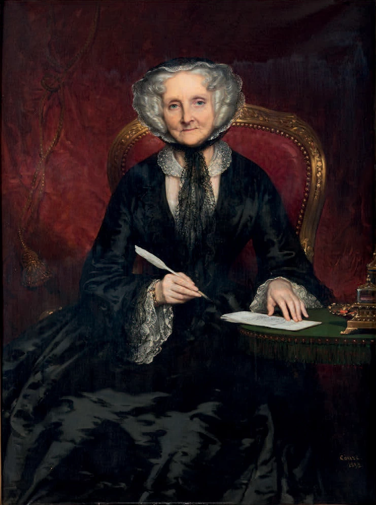 Joseph Désiré Court-81-Ritratto di Pauline Rondel d'Heudreville, moglie di Rioult de Bois-Rioult